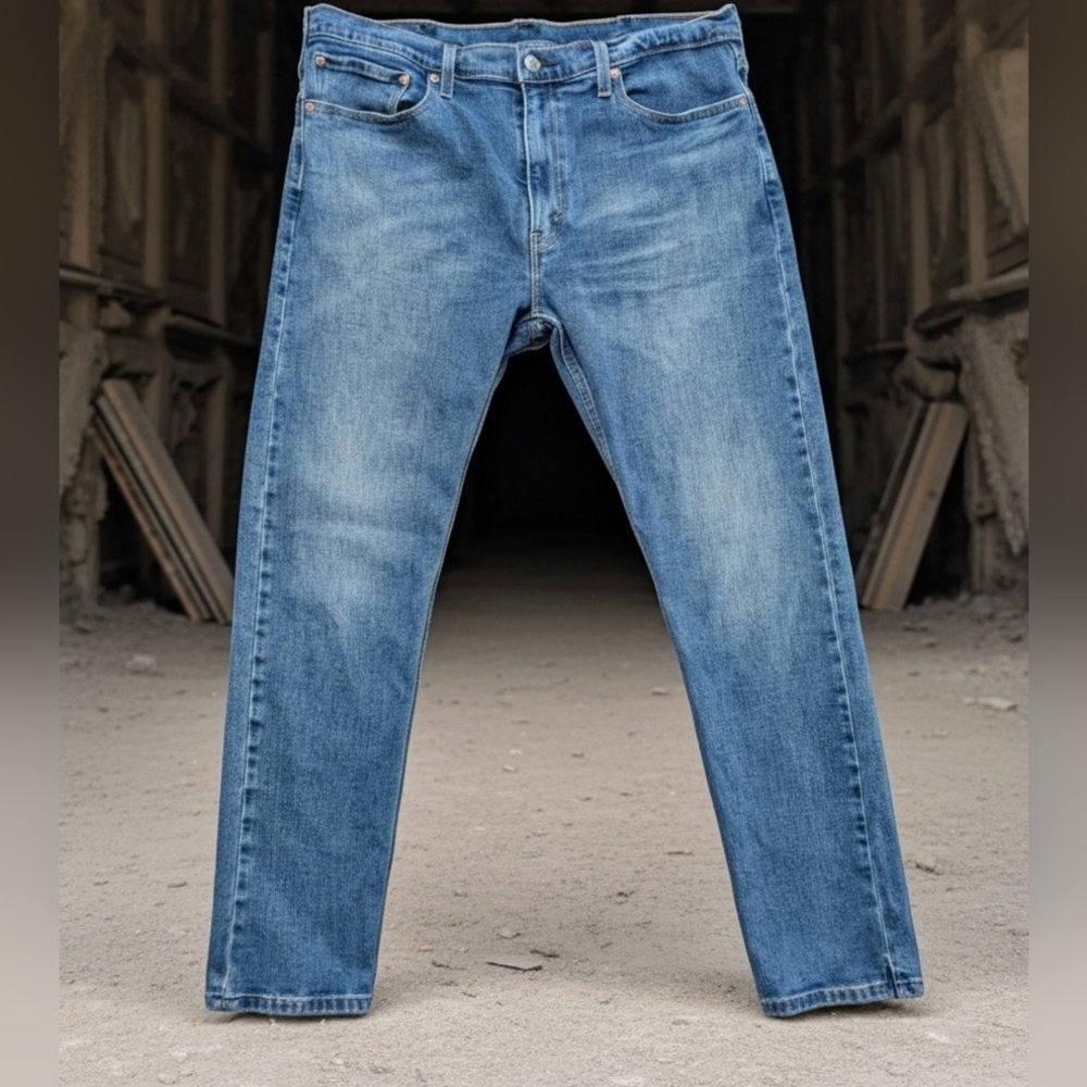 Levi's 512 Men's 38/34 Straight Fit Light Blue Jeans